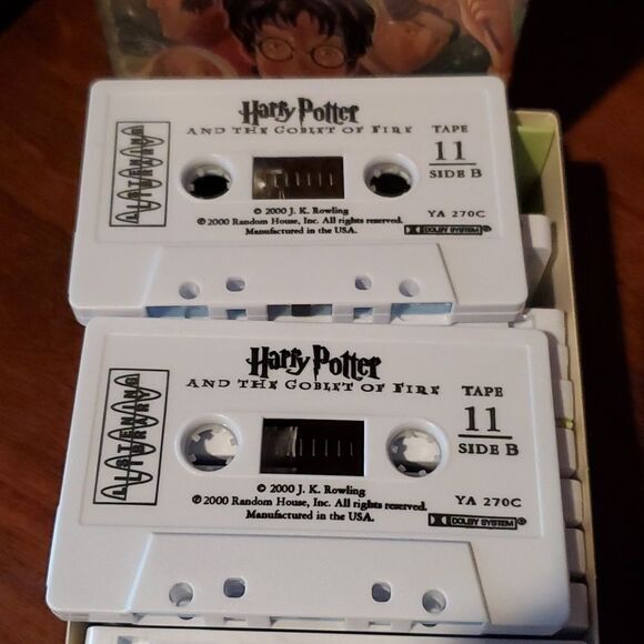 Harry Potter and the Goblet of Fire J.K. Rowling Audio Cassette Set - Picture 5 of 5